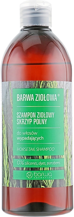 Barwa Шампунь с экстрактом хвоща полевого против выпадения волос Herbal Horsetail Shampoo - фото N3