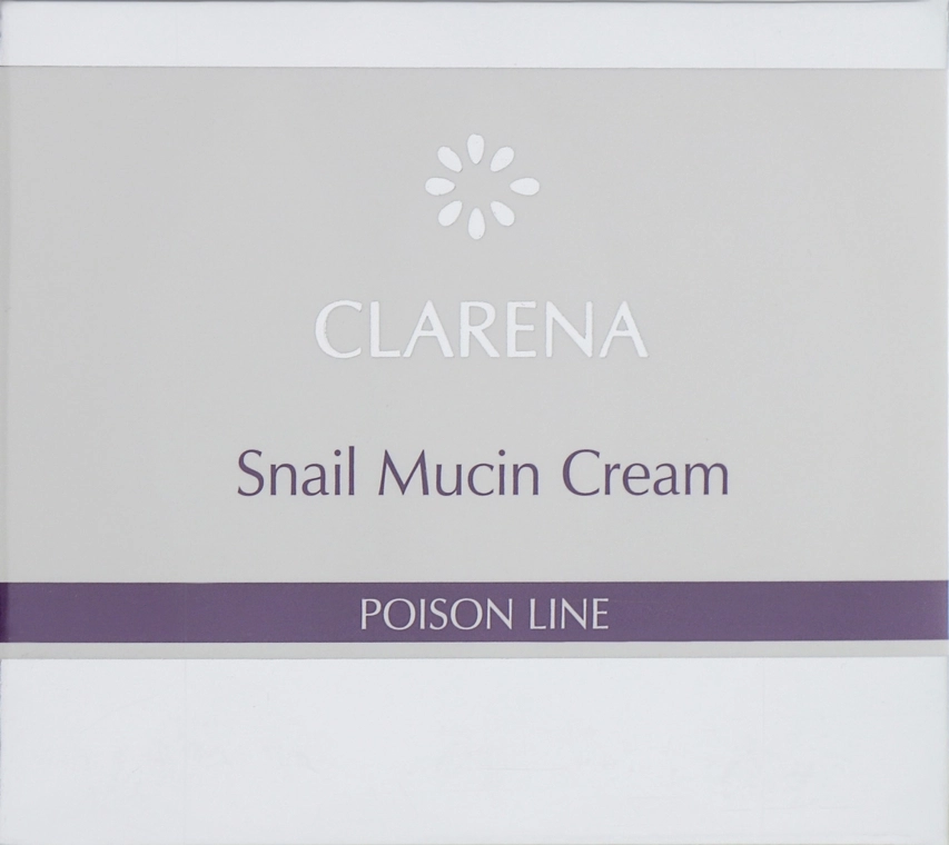 Clarena Відновлювальний крем зі слизом равлика Poison Line Snail Mucin Cream - фото N1