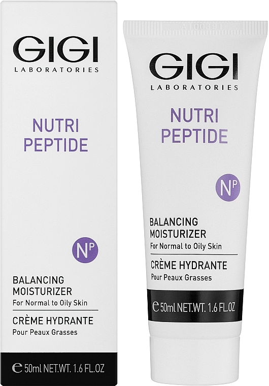 Gigi Пептидный крем для жирной и комбинированной кожи Nutri-Peptide Balancing Moisturizer Oily Skin - фото N2