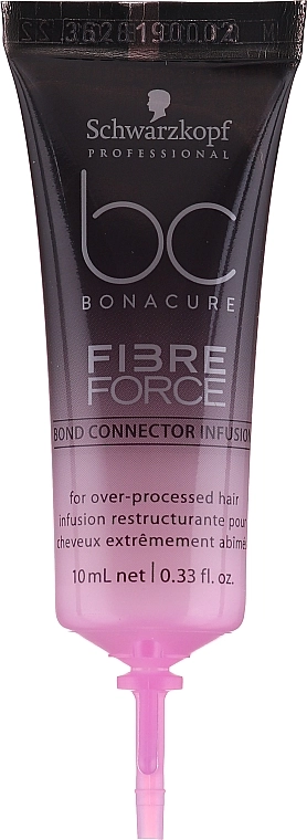 Концентрат для восстановления структуры поврежденных волос - Schwarzkopf Professional BC Bonacure Fibre Force Bond Connector Infusion, 12x10ml - фото N1