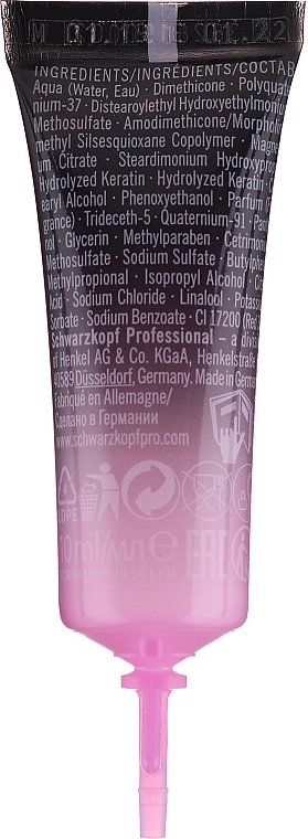 Концентрат для восстановления структуры поврежденных волос - Schwarzkopf Professional BC Bonacure Fibre Force Bond Connector Infusion, 12x10ml - фото N2