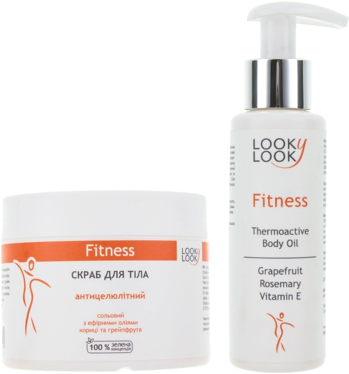 Looky Look Набор "Fitness" (scrub/400g + oil/100ml) - фото N1