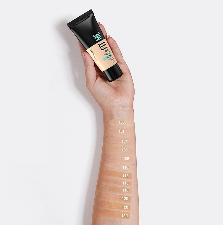 Maybelline New York Fit Me Matte Poreless Foundation Тональный крем - фото N4