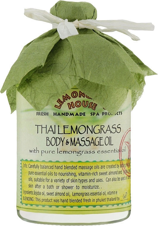 Lemongrass House Масло для тіла "Лемонграс" Lemongrass Body & Massage Oil - фото N2