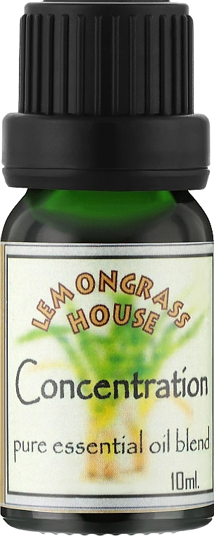 Lemongrass House Суміш ефірних олій "Концентрація уваги" Concentration Pure Essential Oil - фото N1