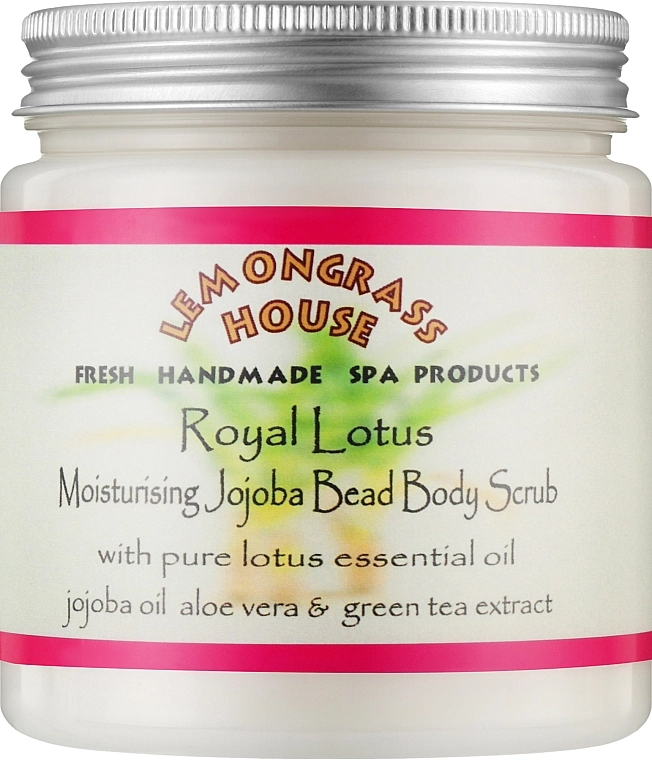 Lemongrass House Скраб для тела с гранулами жожоба "Королевский лотос" Royal Lotus Body Scrub - фото N1