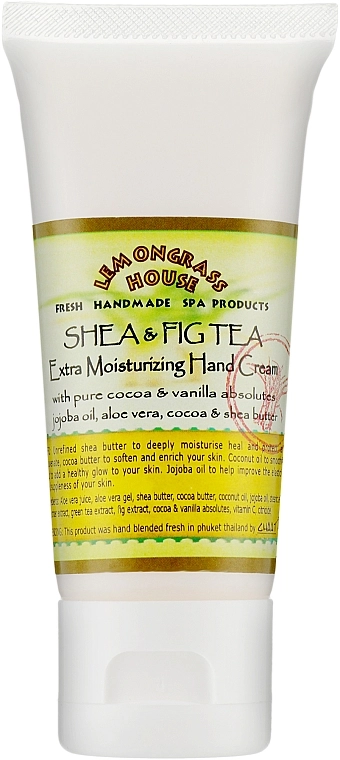Lemongrass House Крем для рук с "Карите и Инжирным чаем" Shea&Fig Tea Hand Cream - фото N1
