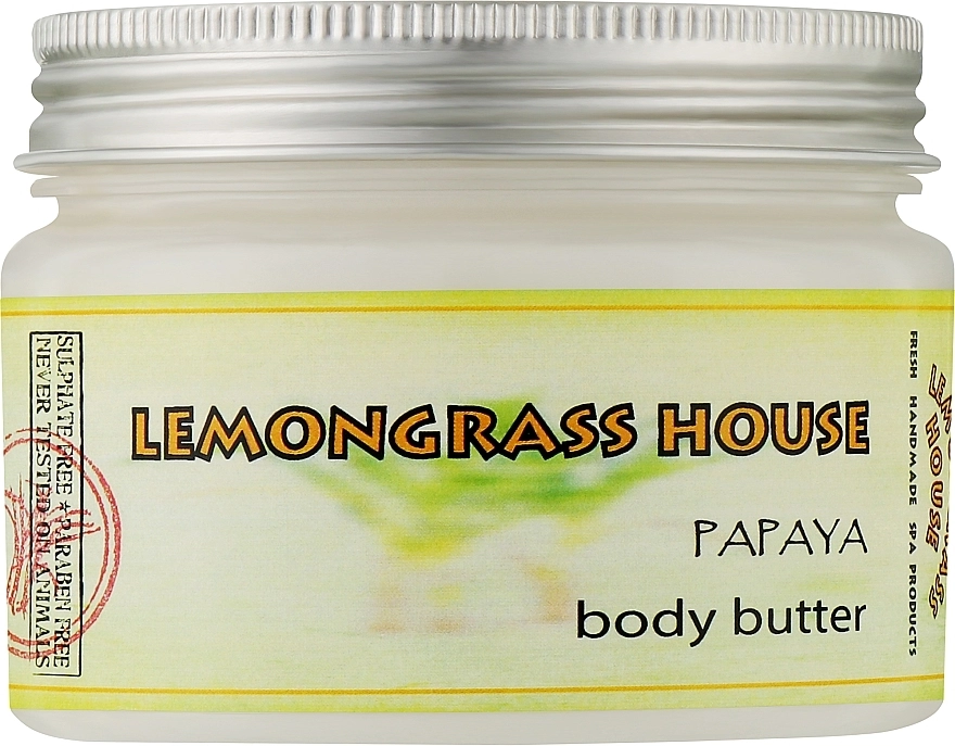 Lemongrass House Живильний крем з каріте "Папая" Papaya Body Butter - фото N1