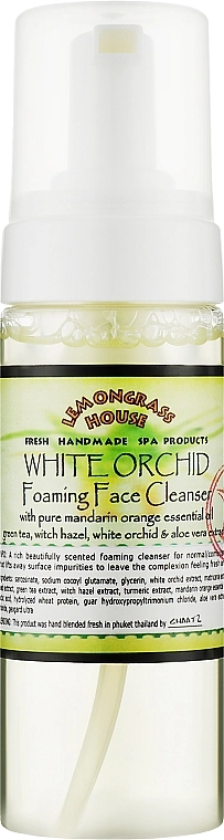 Lemongrass House Пінка для вмивання "Біла орхідея" White Orchid Foaming Face Cleanser - фото N2