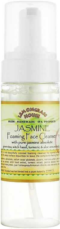 Lemongrass House Пінка для вмивання "Жасмин" Jasmine Foaming Face Cleanser - фото N1