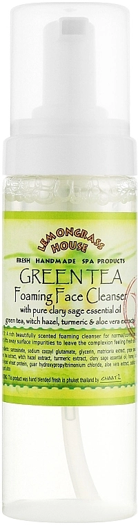 Lemongrass House Пінка для вмивання "Зелений чай" Green Tea Foaming Face Cleanser - фото N2