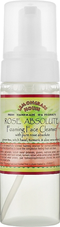 Lemongrass House Пенка для умывания "Роза" Rose Foaming Face Cleanser - фото N1
