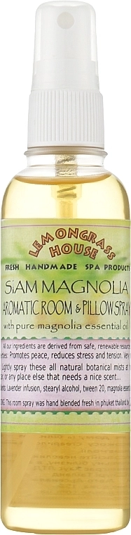 Lemongrass House Ароматичний спрей для дому "Сіамська магнолія" Siam Magnolia Aromaticroom Spray - фото N1