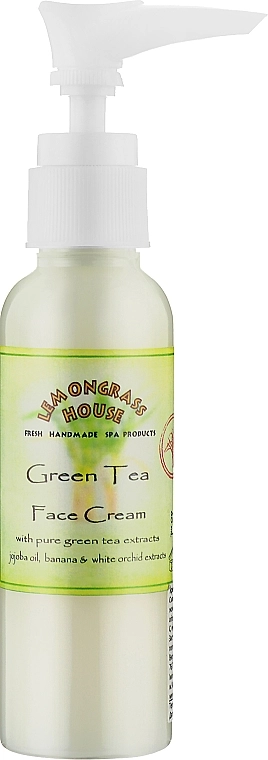 Lemongrass House Крем для лица "Зеленый чай" с дозатором Green Tea Face Cream - фото N3
