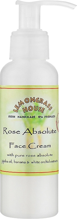 Lemongrass House Крем для обличчя "Троянда" з дозатором Rose Absolute Face Cream - фото N3