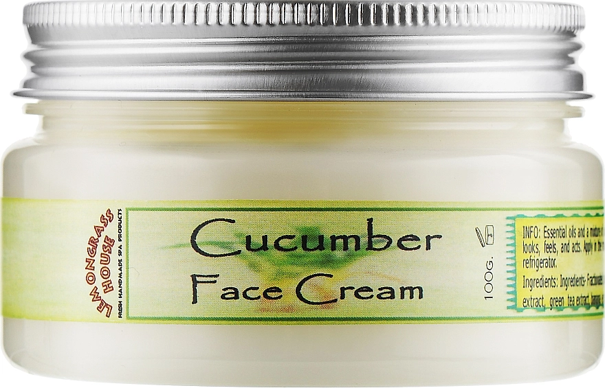 Lemongrass House Крем для обличчя "Огірковий" Cucumber Face Cream - фото N1