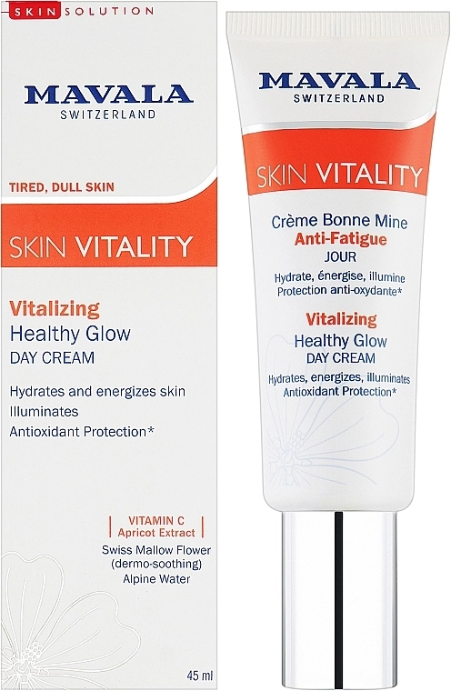Mavala Стимулювальний денний крем для сяяння шкіри Vitality Vitalizing Healthy Glow Cream - фото N2