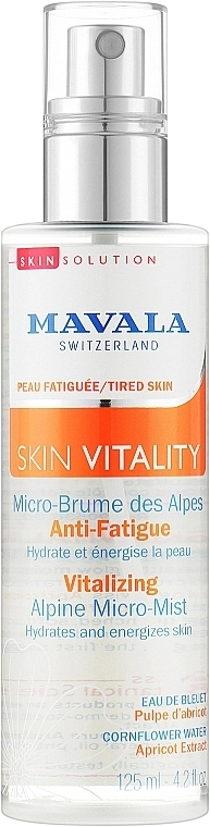 Mavala Стимулирующий Альпийский микро-мист Vitality Vitalizing Alpine Micro-Mist - фото N1