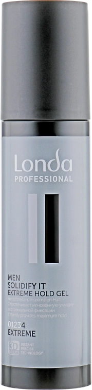 Londa Professional Гель для укладки экстремальной фиксации Men Solidify It Extreme Hold Gel - фото N1