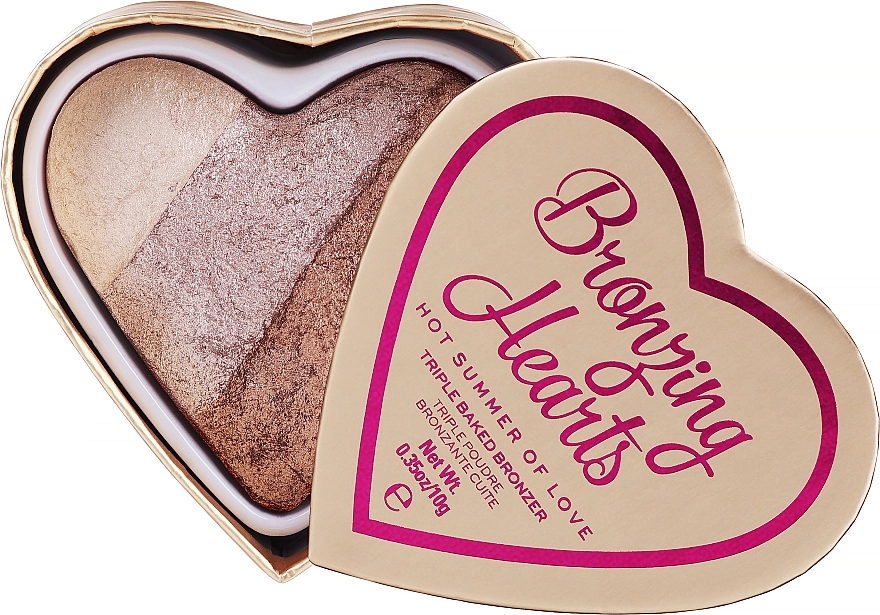 I Heart Revolution Blushing Hearts Bronzer Makeup Revolution Blushing Hearts Bronzer - фото N1