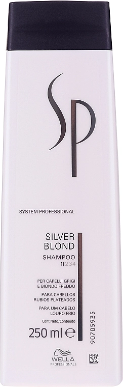 Wella SP Шампунь для холодного тона светлых волос Silver Blond Shampoo - фото N4