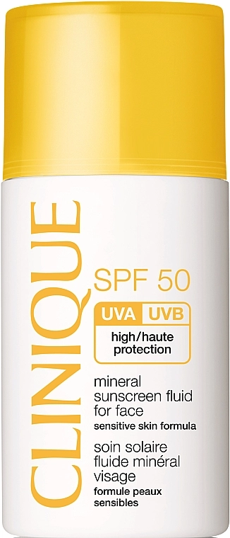 Clinique Солнцезащитный минеральный флюид для лица Mineral Sunscreen Fluid For Face SPF50 - фото N1