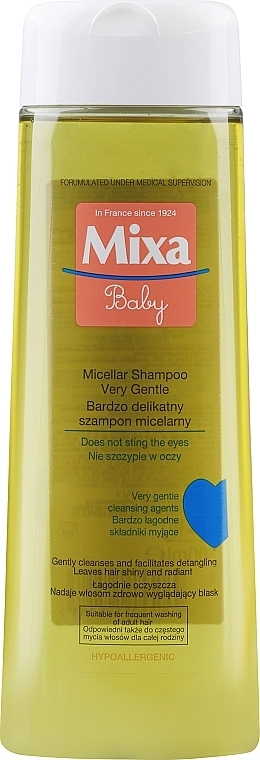 Mixa Нежный мицеллярный шампунь для детей Very Mild Micellar Shampoo - фото N1