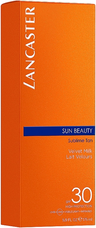 Lancaster Молочко для тіла сонцезахисне Sun Beauty Velvet Tanning Milk SPF 30 - фото N3