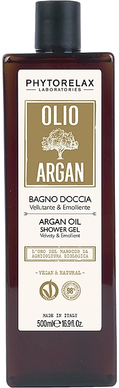 Phytorelax Laboratories Гель для душа с аргановым маслом Olio Di Argan Shower Gel - фото N1
