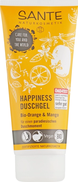 Sante Био-гель для душа "Апельсин Манго" Happiness Shower Gel - фото N1