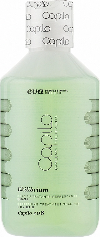 Eva Professional Освежающий лечебный шампунь для жирной кожи головы Capilo Ekilibrium Shampoo №08 - фото N2