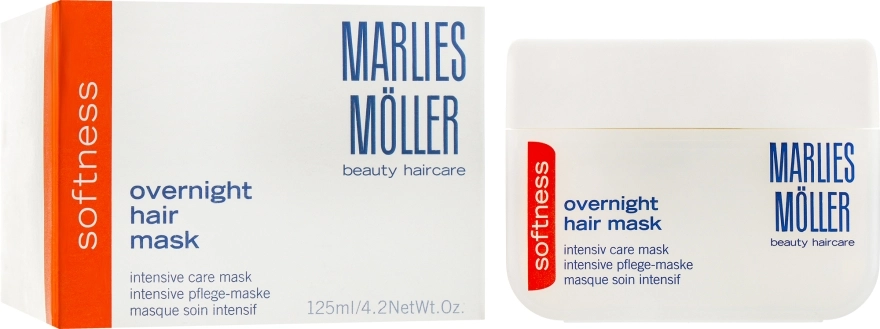 Marlies Moller Интенсивная ночная маска для гладкости волос Softness Overnight Hair Mask - фото N1