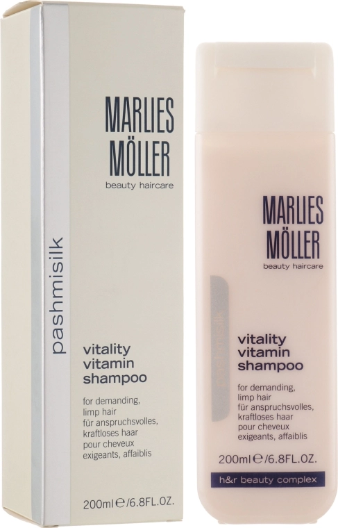 Marlies Moller Вітамінний шампунь для волосся Pashmisilk Vitality Vitamin Shampoo - фото N1