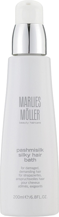 Marlies Moller Интенсивный шелковый шампунь Pashmisilk Silky Hair Bath - фото N1