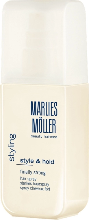 Лак сильної фіксації для волосся - Marlies Moller Finally Strong Hair Spray, 125 мл - фото N1