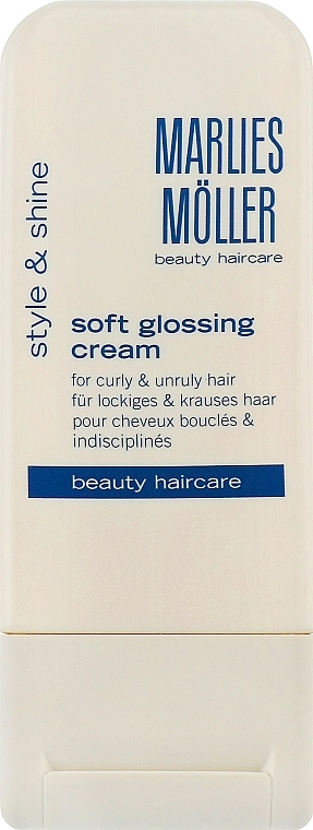 Крем-блеск для выпрямления волос - Marlies Moller Soft Glossing Cream, 100 мл - фото N1