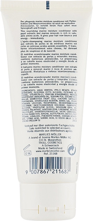 Marlies Moller Увлажняющий кондиционер Marine Moisture Conditioner - фото N2