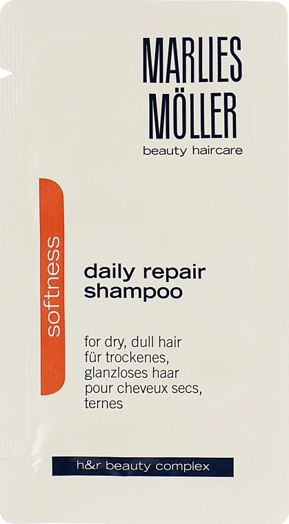 Marlies Moller Відновлювальний збагачений шампунь Softness Daily Repair Rich Shampoo (пробник) - фото N1