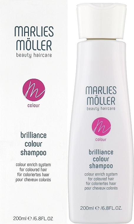 Шампунь для фарбованого волосся - Marlies Moller Brilliance Colour Shampoo, 200 мл - фото N3