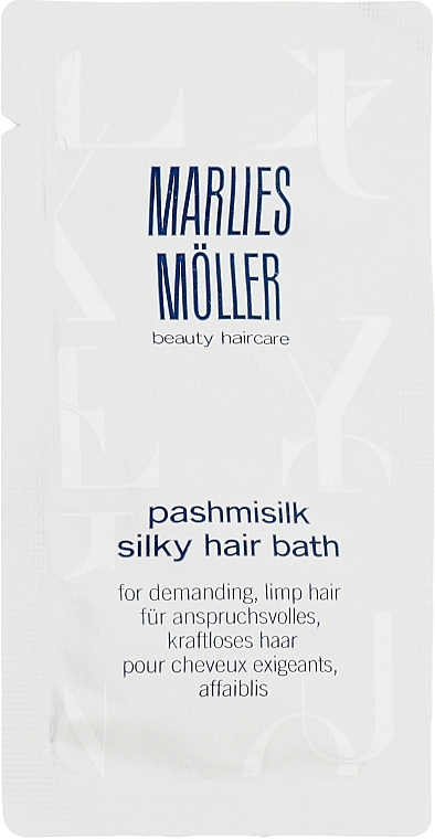 Marlies Moller Інтенсивний шовковий шампунь Pashmisilk Silky Hair Bath (пробник) - фото N1