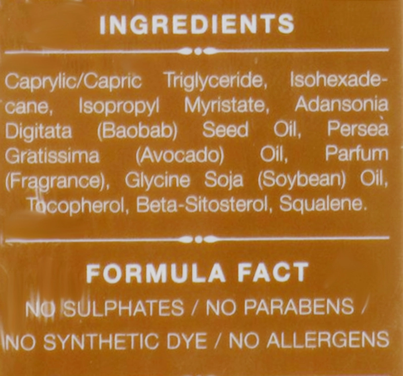 Eva Professional Интенсивное масло для волос восстанавливающее Capilo Summum Baobab Oil #46 - фото N3