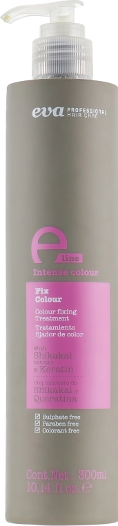 Eva Professional Кондиционер для защиты цвета окрашенных волос E-line Fix Colour Treatment - фото N2