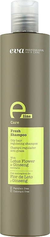 Eva Professional Шампунь освежающий для жирных волос E-line Fresh Shampoo - фото N1