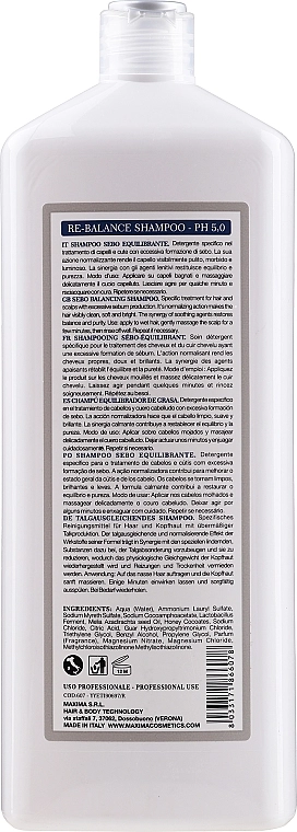 Nook Шампунь себобаланс DHC Re-Balance Shampoo - фото N2
