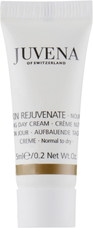 Juvena Питательный дневной крем для нормальной и сухой кожи Skin Rejuvenate Nourishing Day Cream (пробник) - фото N3