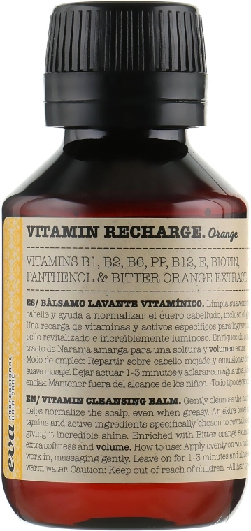 Eva Professional Витаминный шампунь Vitamin Recharge Cleansing Shampoo Orange - фото N1