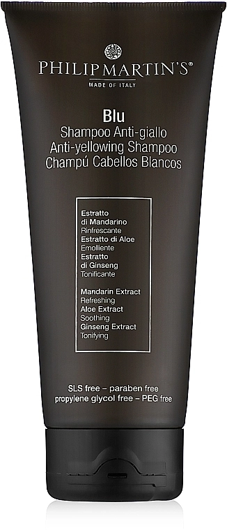 Philip Martin's Шампунь для світлого волосся Blu Anti-yellowing Shampoo - фото N1