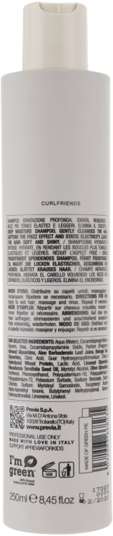 Previa Шампунь для неймовірних локонів Borage Shampoo - фото N3