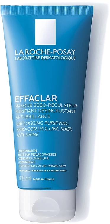 La Roche-Posay Очищающая себорегулирующая маска Effaclar Unclogging Purifying Sebo-Controlling Mask Anti-Shine - фото N1