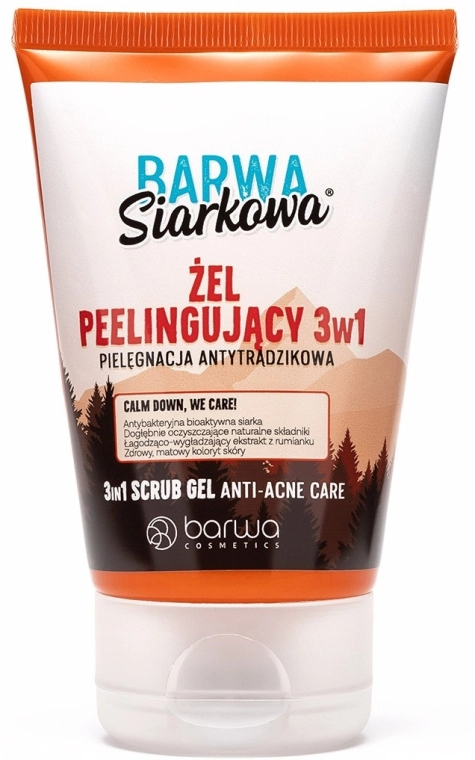 Barwa Антибактериальный скраб-гель для лица Anti-Acne Antibacterial Scrub Gel - фото N3